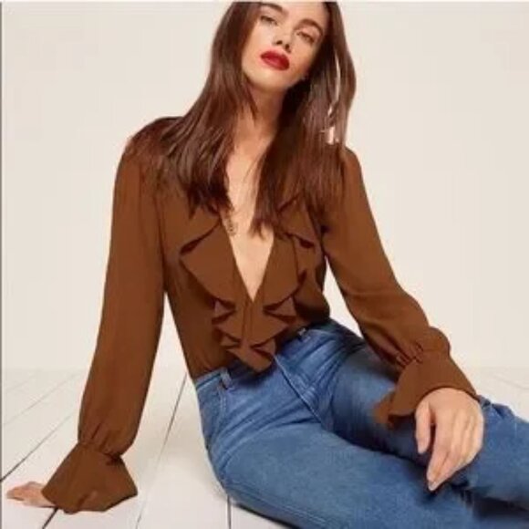 Reformation - Black Penny Bodysuit - Picture 4 of 15